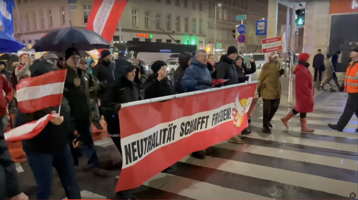 Ein starkes Signal: Kundgebung für Frieden und Neutralität in Wien