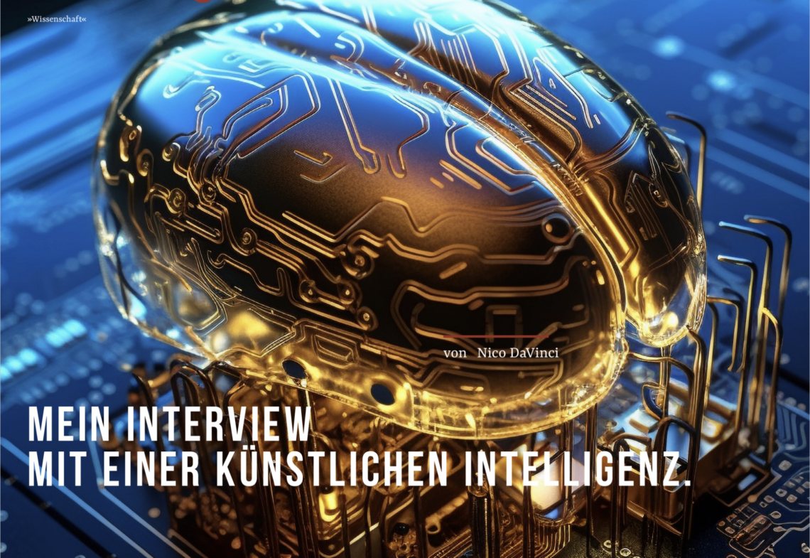 Mein Interview mit einer Künstlichen Intelligenz.