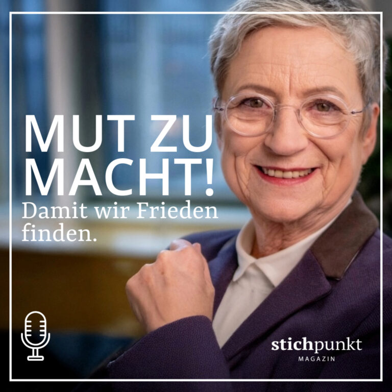 Mut zu Macht, damit wir Frieden finden. Christine Bauer-Jelinek im Gespräch
